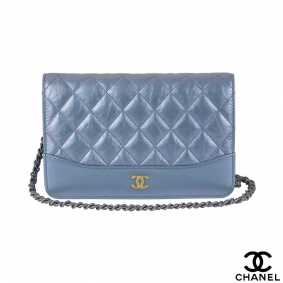 Chanel Iridescent Blue WOC